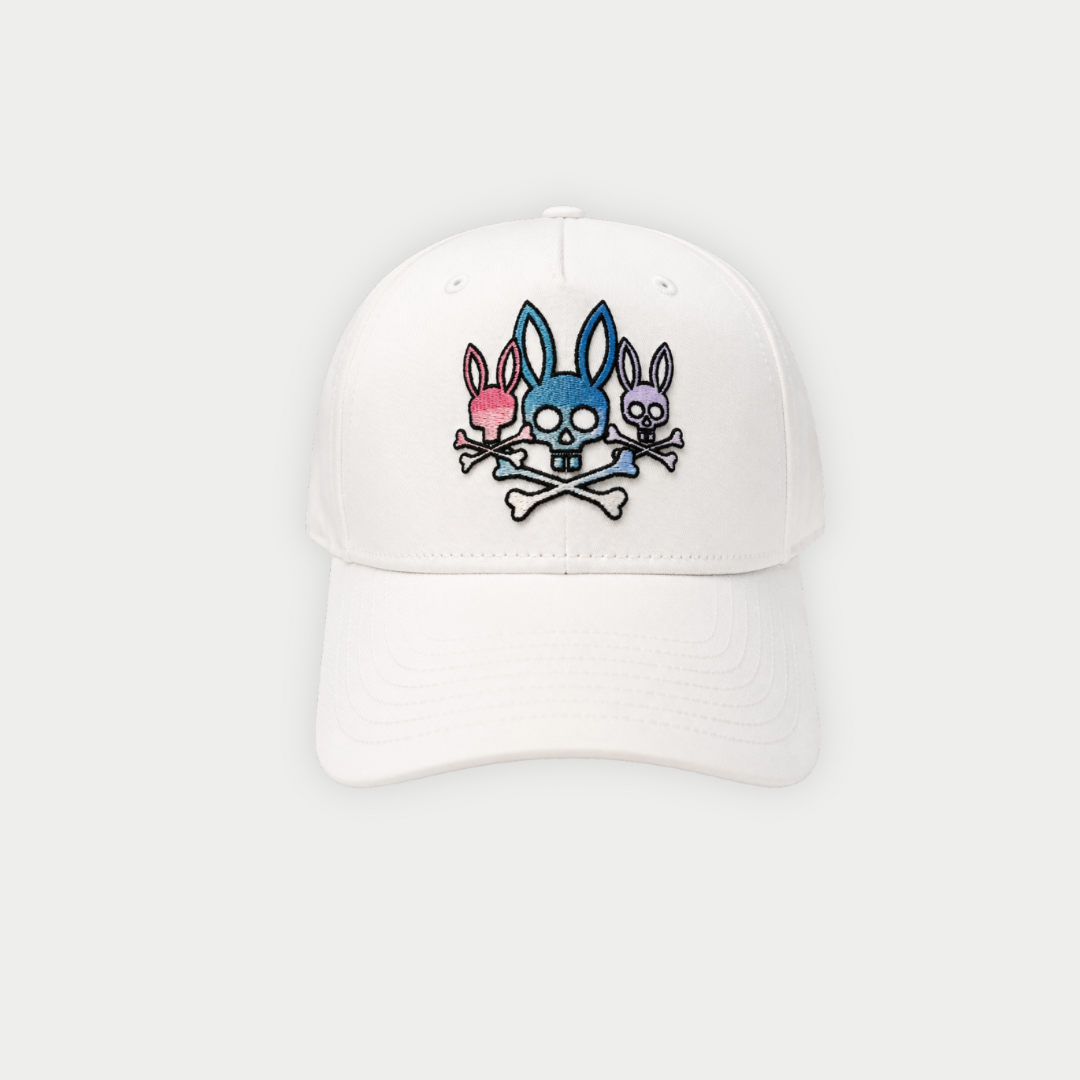 GORRA PSYCHO BUNNY BLANCA 3.0