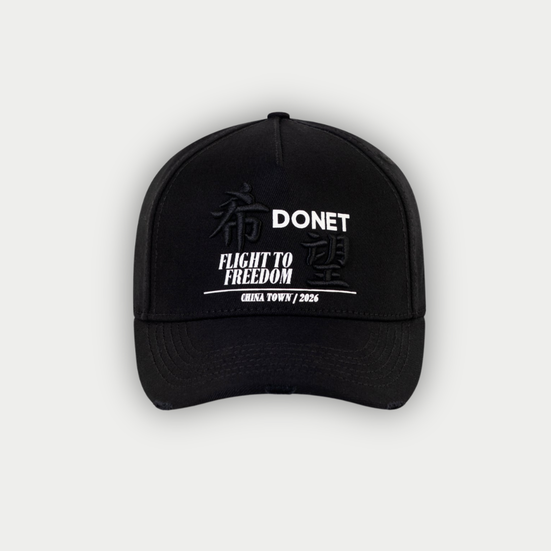 GORRA DONET HONG NEGRO/BLANCO