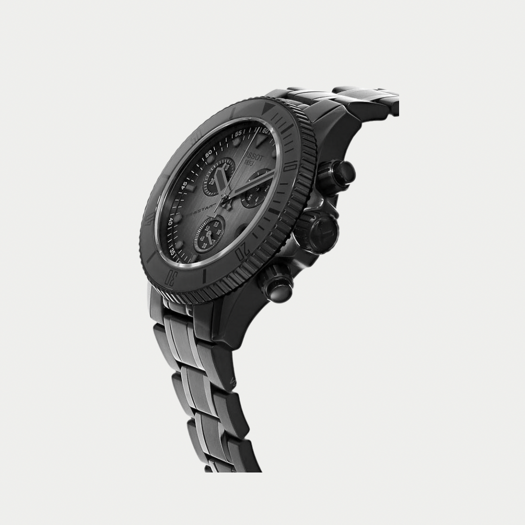 RELOJ TISSOT NEGRO ACERO