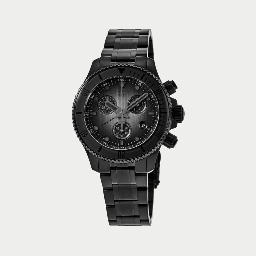 RELOJ TISSOT NEGRO ACERO
