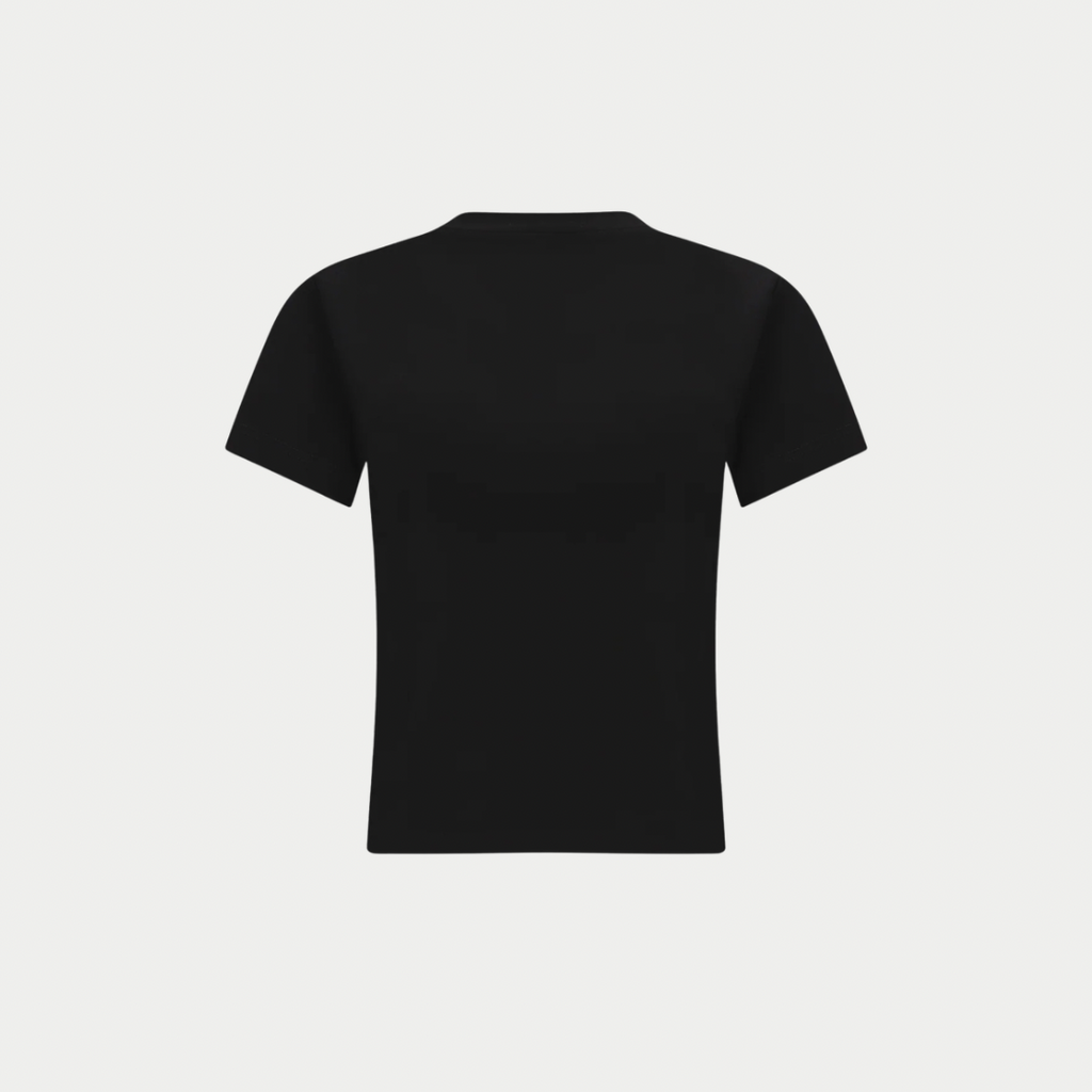 CAMISETA AURUM DAMA SIGNATURE BABY NEGRA