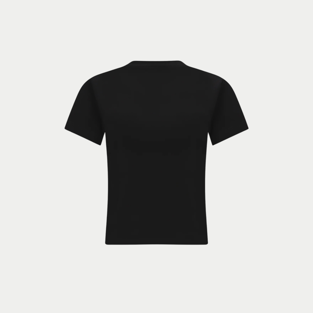 CAMISETA AURUM DAMA SIGNATURE BABY NEGRA
