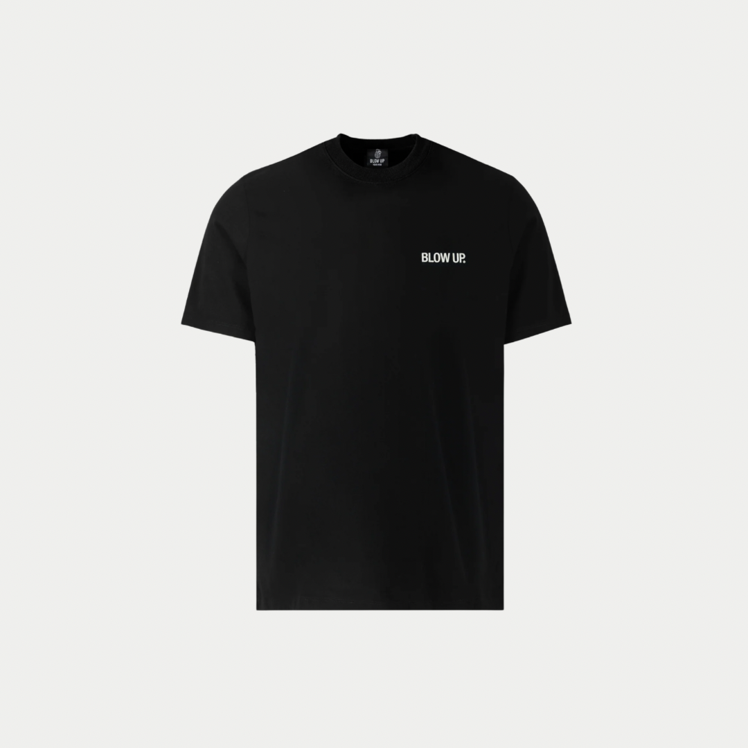 CAMISETA BLOW UP COTTON NEGRA