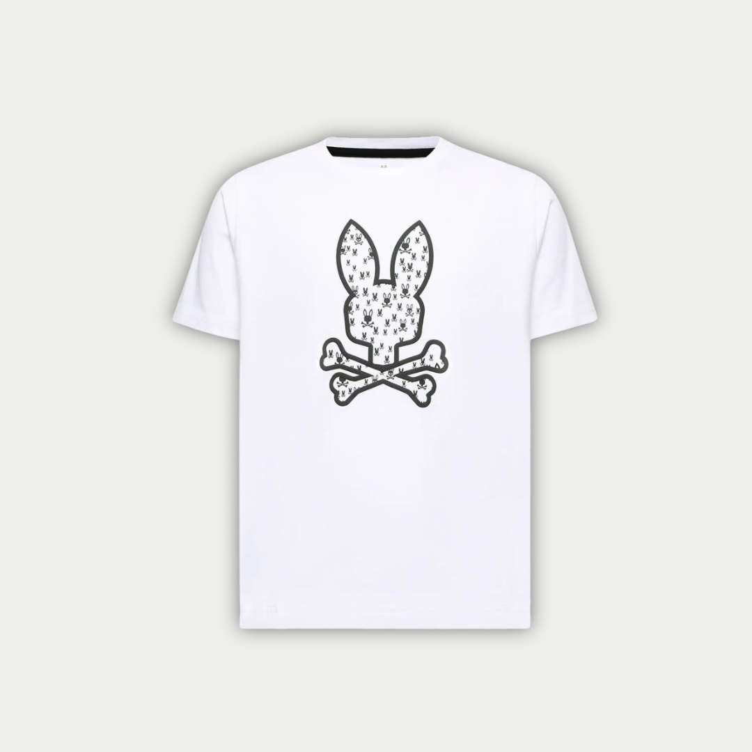 CAMISETA PSYCHO BUNNY BLANCO MINI