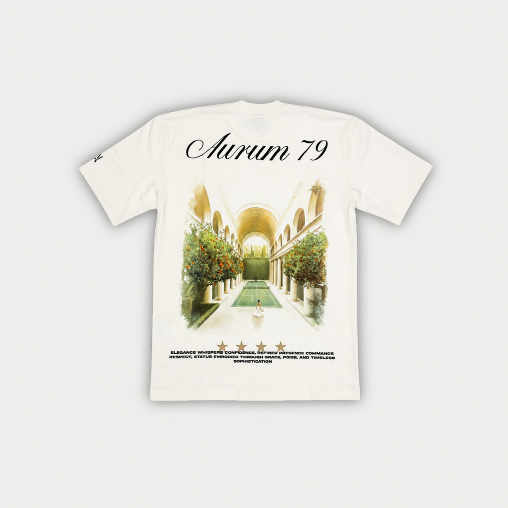 CAMISETA AURUM SPORT BLANCA