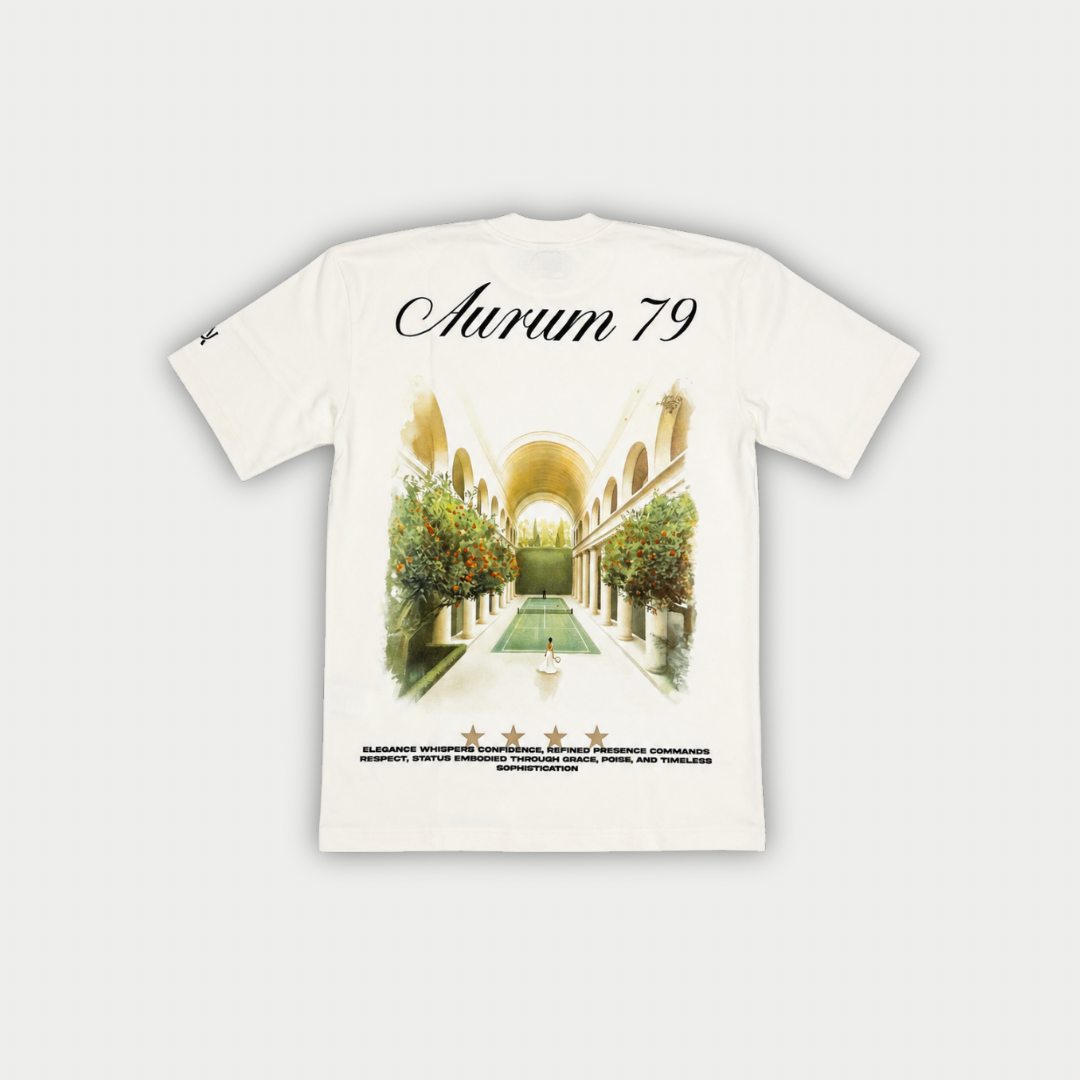 CAMISETA AURUM SPORT BLANCA