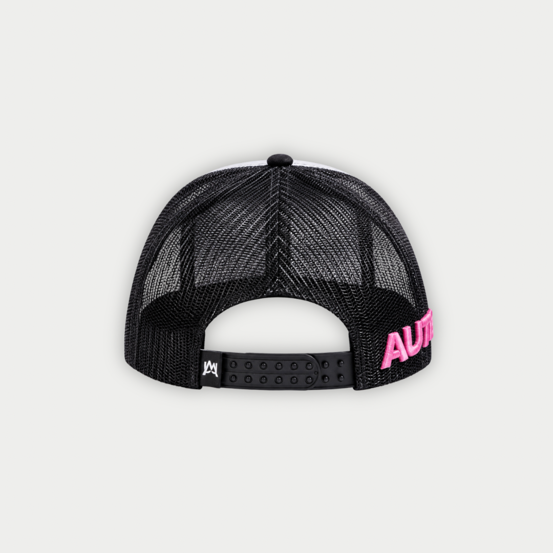 GORRA AURUM MAGAZINE NEGRA/BLANCO