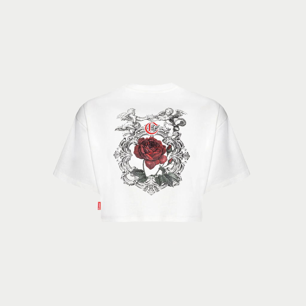 CROP TOP DAMA CLEMONT SOFFERENZA CREMA