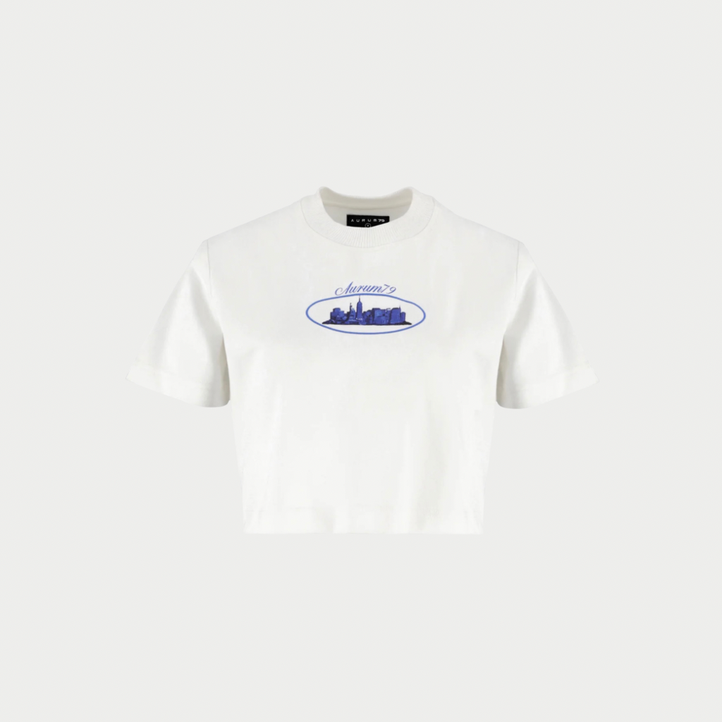 CROP TOP DAMA AURUM BLUE CITY