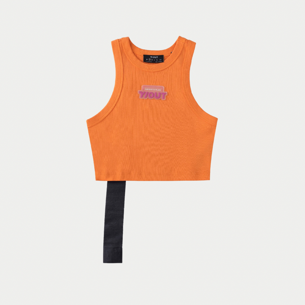 CROP TOP DAMA Y/OUT GATE ORANGE