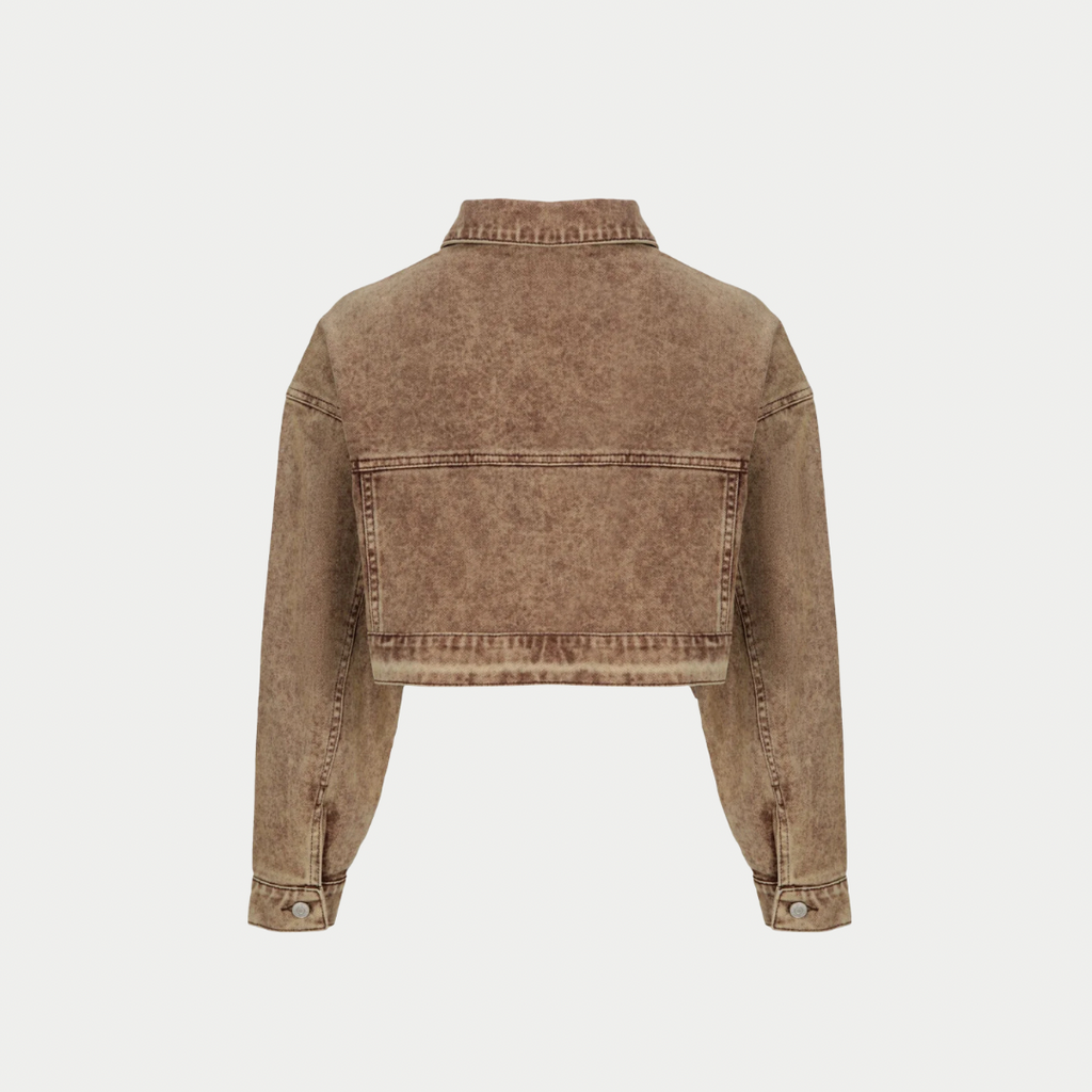 CHAQUETA DAMA AURUM COFFE WASHED
